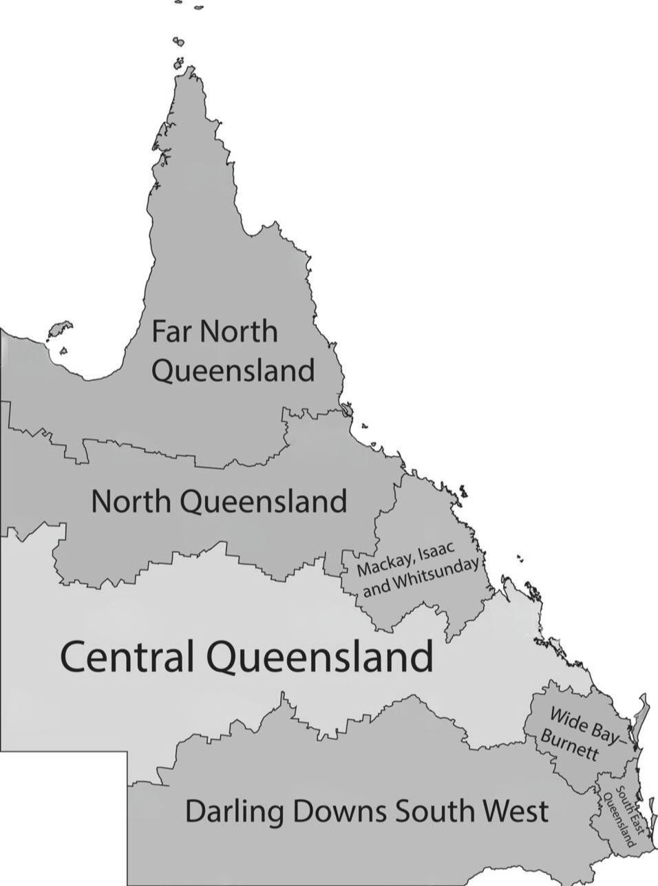 Queensland map